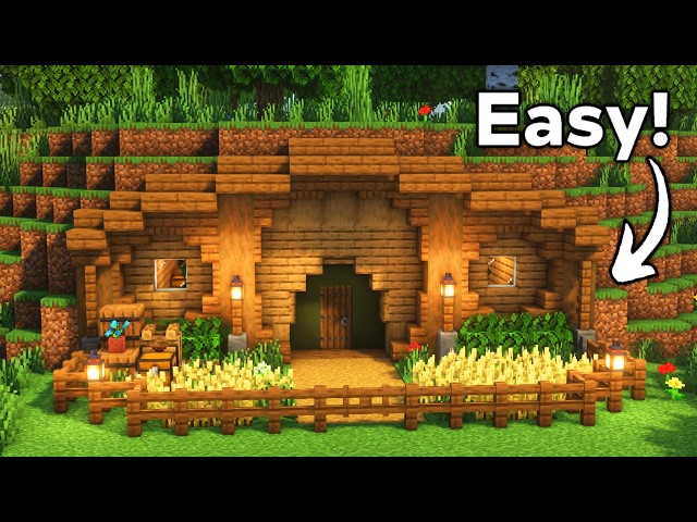 Minecraft: How to Build a Hobbit Hole | Tutorial🏠
