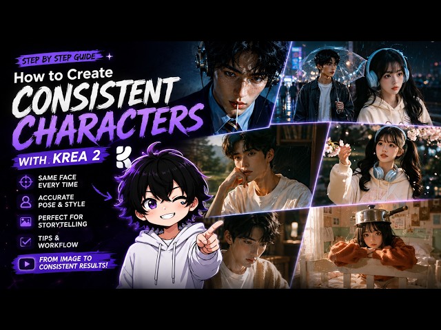How to Create Consistent Characters with Krea 2
