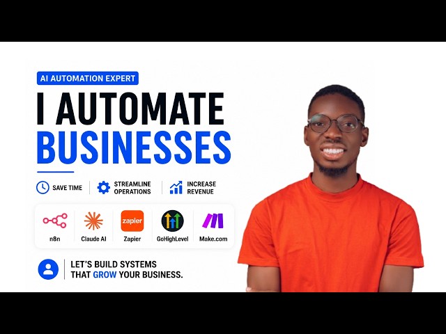 AI Automation Expert | n8n, Make.com, Zapier, Claude AI & GoHighLevel