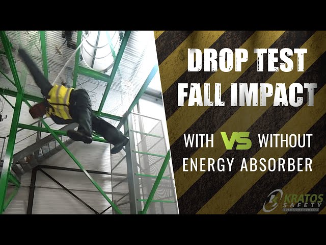 Drop test Fall Impact - With & Without Energy Absorber