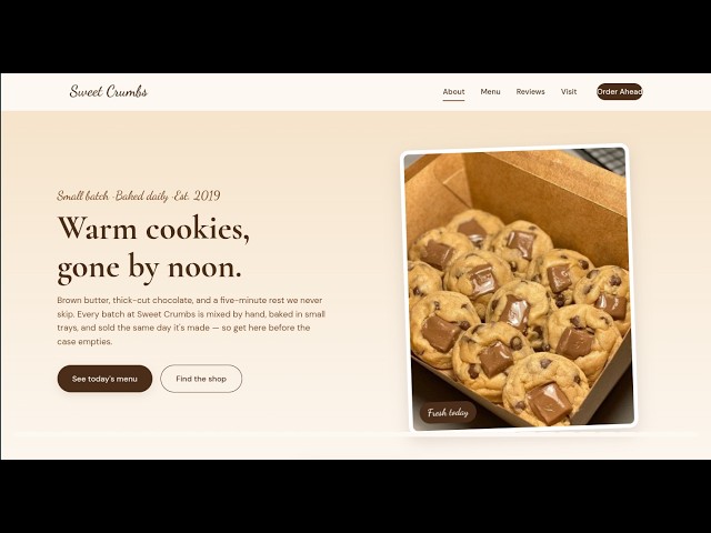 I Built a Bakery Website in 4 Minutes (HTML, CSS & JS) #WebDevelopment #HTMLCSS #JavaScript