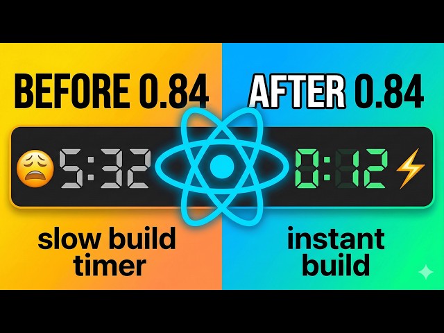 React Native 0.84 - Hermes V1 Default, Faster iOS Builds & Legacy Arch Removed