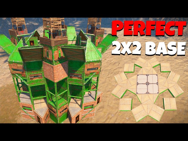 The PERFECT 2x2 DUO BASE - Hidden TC & 3 Layer Defense | Rust Base Design 2026