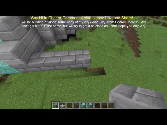 Minecraft Creative Building a City - Episode 1