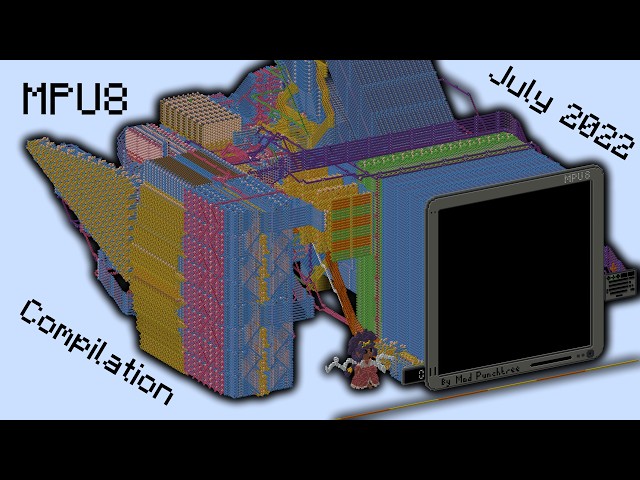 Everything I Ran on My MPU8 Redstone Computer