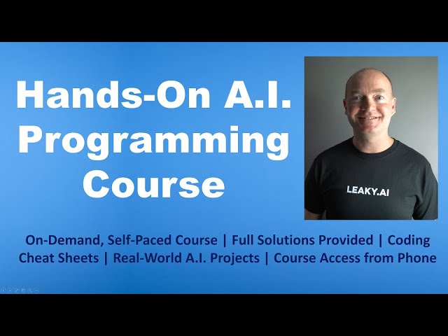 Hands-On A.I. Programming with PyTorch Course – 2 Minute Overview (Python, PyTorch, Colab)
