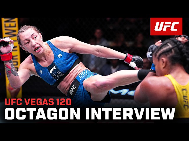 Juliana Miller Octagon Interview | UFC Vegas 120