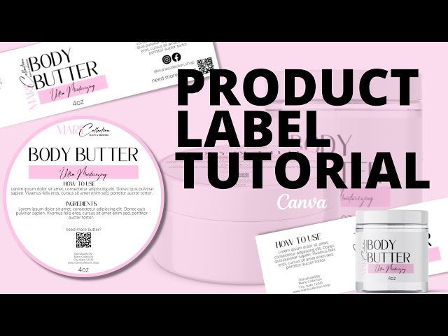 Product Label Tutorial | DIY Product Label | Canva Tutorial