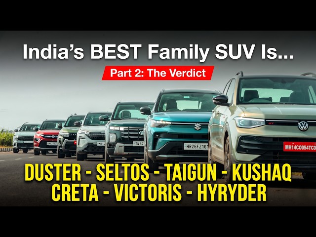 2026 Duster vs Creta vs Seltos vs Taigun vs Kushaq vs Victoris vs Hyryder | Mega Comparo | autoX