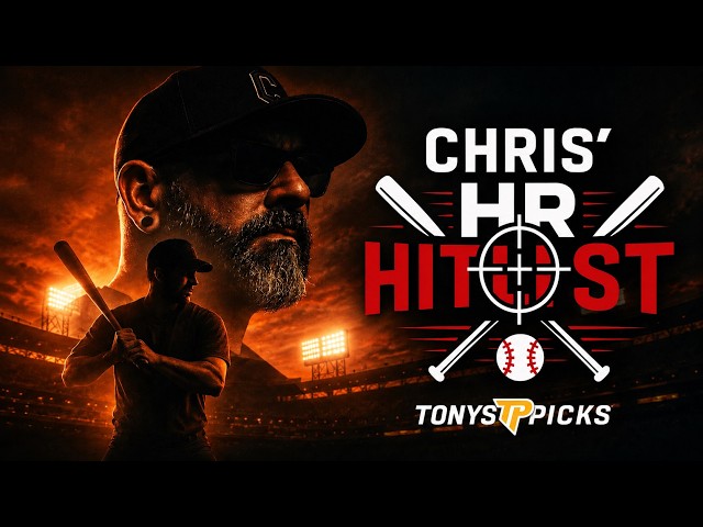 MLB Prop Picks 8/22/26, Saturday | Chris' Homerun Hitlist