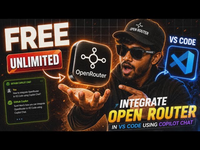 How to Use OpenRouter in VS Code with GitHub Copilot Chat 🤖 | AI Coding