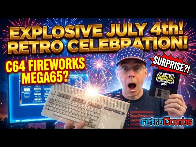🇺🇸️ LIVE: News, MEGA65 Fireworks & Amiga Core to Celebrate America's 250th!