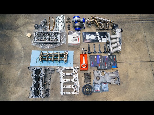 BUILDING A 600WHP HONDA ENGINE FROM SCRATCH | ASMR