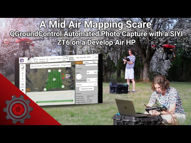 A Mid Air Mapping Scare | QGroundControl Automated Photo Capture with a SIYI ZT6 on a Develop Air HP