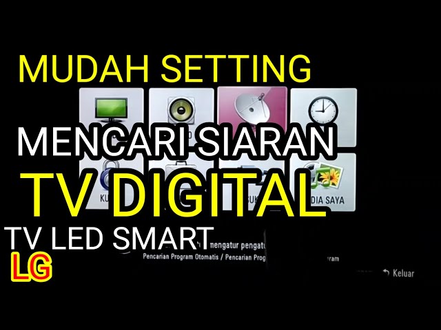 Cara Kilat ⚡ Setting Siaran TV DIGITAL di TV LG Tanpa STB | Mudah & Cepat 2026