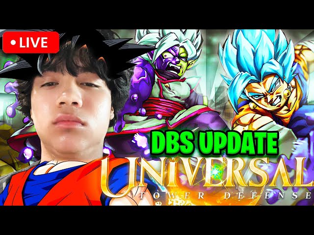 🔴LIVE Dragon Ball Super Update With Viewers! (Universal Tower Defense X)