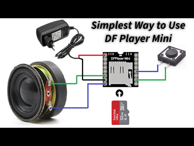 Simplest Way to Use DF Player Mini | Easy Audio Module Tutorial