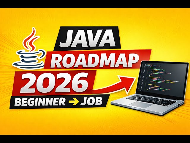 Java Roadmap 2026 | Beginner to Job Ready Java Developer (Hindi)