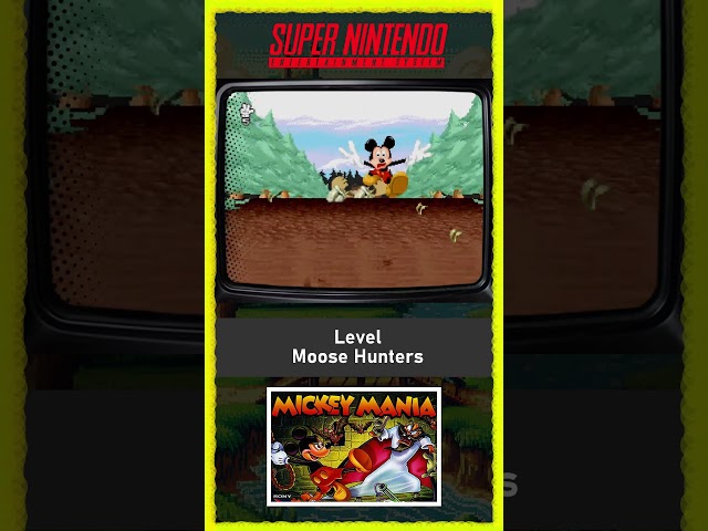 Run, Mickey, Run! 🏃‍♂️ Moose Hunters Chase (Mickey Mania - SNES)