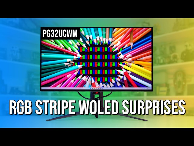 4K WOLED Gets... Weird? - Asus ROG Swift PG32UCWM Review