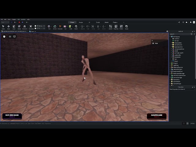 Scp 096 Unity | Roblox Studio Showcase