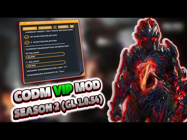CODM MOD MENU SEASON 2 (1.0.54) - 99999 CP-C & WALLHACK & AIMBOT - ANTIBAN ...
