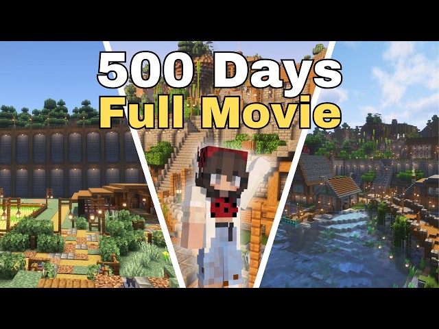 I Spent 500 Days Building the Ultimate Cozy Base in Minecraft [FULL MOVIE]