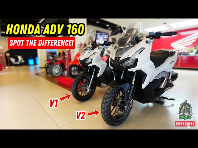 Honda ADV 160 - V1 vs V2 Comparison