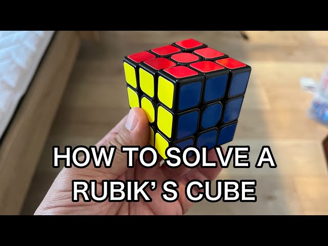 How to solve a Rubik’s cube. Tutorial LIVE