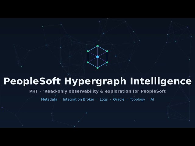 PHI - PeopleSoft Hypergraph Intelligence