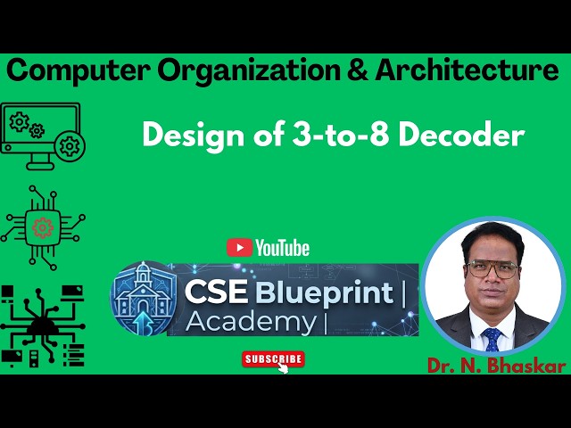 Design of 3-to-8 Decoder | Truth Table, Boolean Expressions & Logic Circuit | DLD | COA