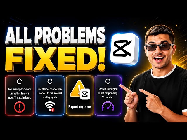 CapCut No Internet Problem Export | Too Many People Are Using This Feature Now. Try Again Later