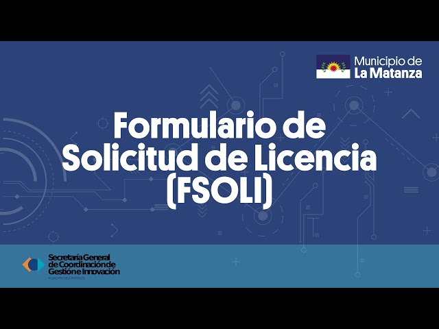 ¿Cómo solicitar una licencia a través de GDE?