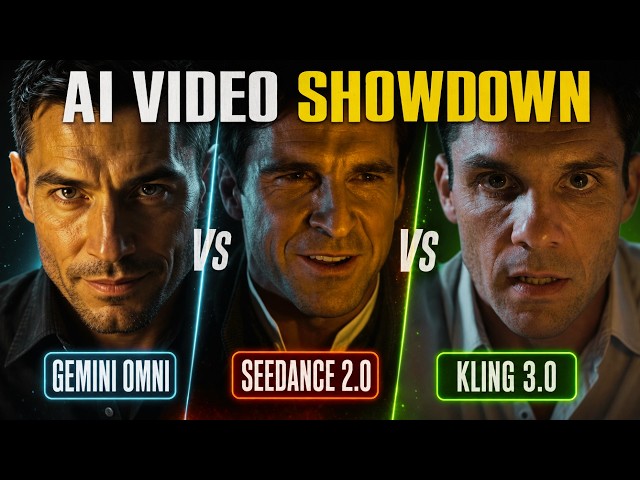Gemini Omni vs Seedance 2.0 vs Kling 3.0 — Ultimate AI Video Showdown (45 Videos, Who Wins?)