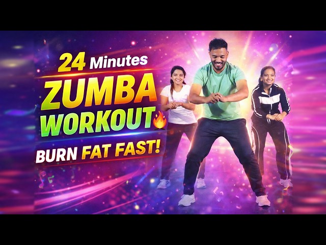 24 Minutes Non - Stop Zumba Dance Workout | enjoy the music & Lose Weight | Step-N-Rise