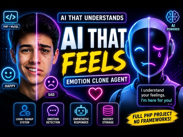 Emotion Clone Agent 🤖💙 | AI That Understands Your Feelings (PHP + MySQL Project)