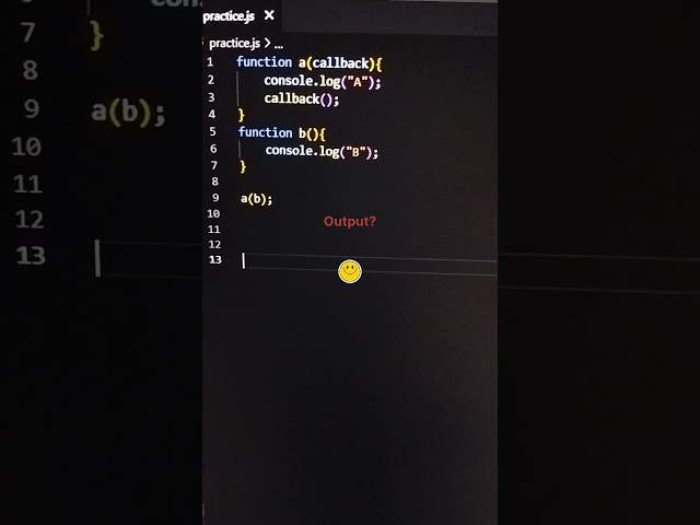callback function in javascript ⚡⚡✨