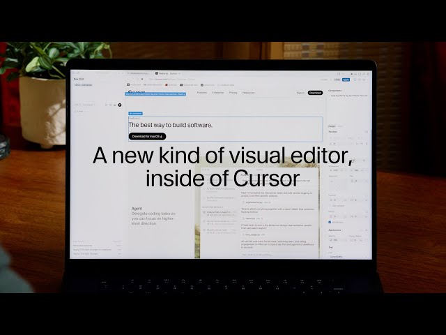A new visual editor: design directly in your codebase