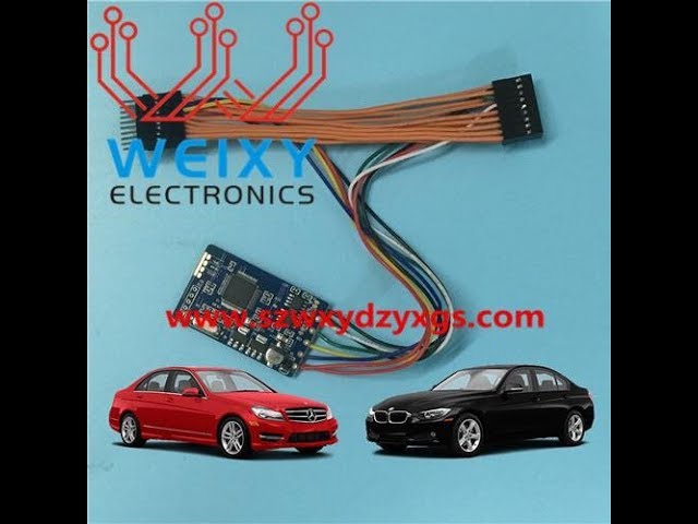 Mercedes-Benz & BMW Universal CAN filter operating methods directions