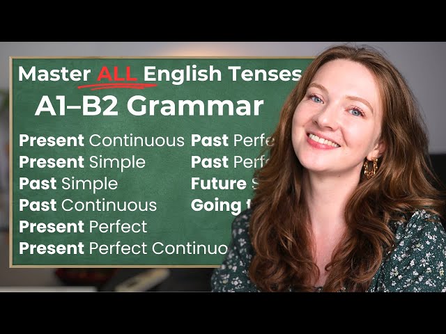 Master ALL English Tenses | A1-B2 English Grammar (FREE PDF! 📄)