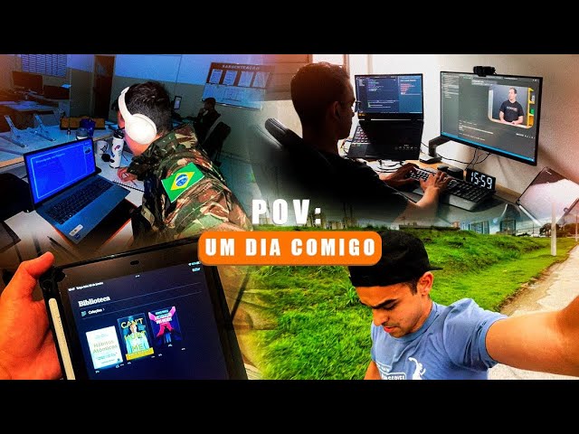 Como estudo Programação trabalhando no Exército | Vlog de Rotina