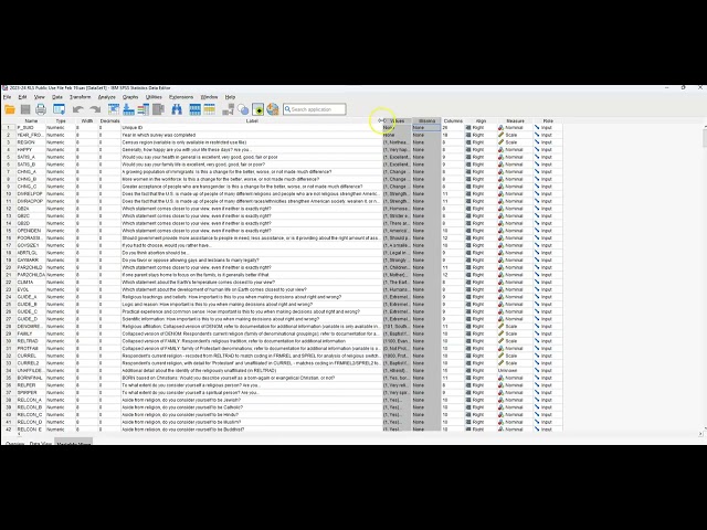 Introduction to SPSS (Version 31)