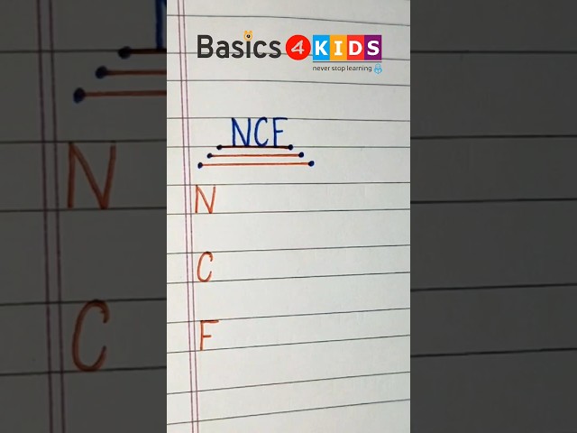 NCF full form | What is the full form of NCF | ncf full form english | ncf full form kya hai
