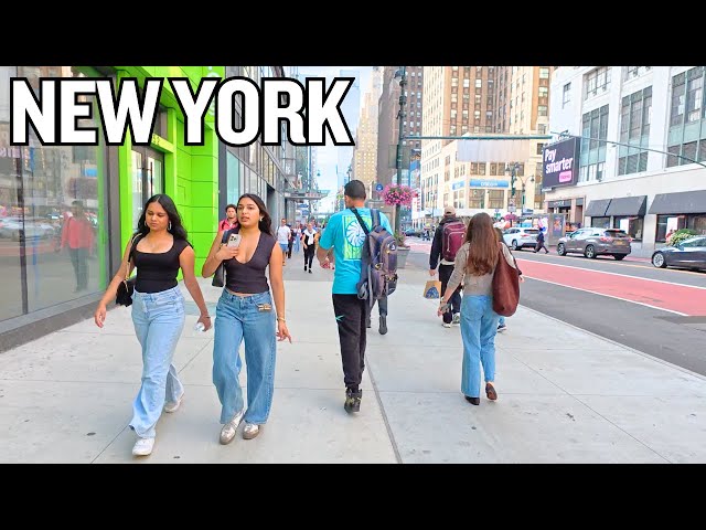4K Walk! NYC's Herald Square and Koreatown - Experience Midtown Manhattan!