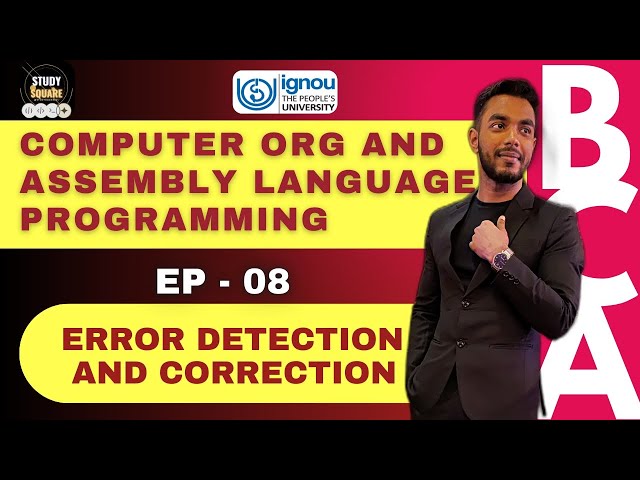 8. Error Detection & Correction  | Parity, Hamming Code Explained |  Riday Sir