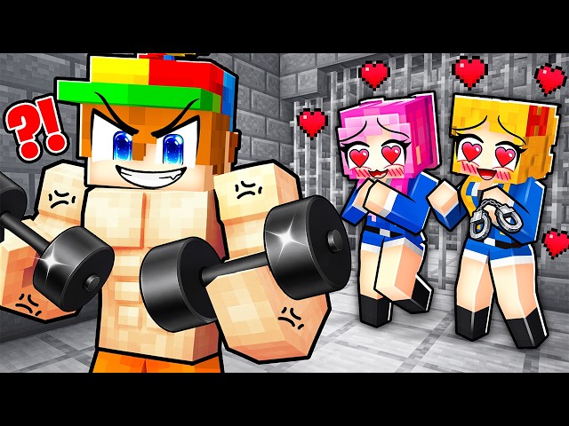 BODYBUILDING to Rizz POLICE GIRLS in Minecraft...