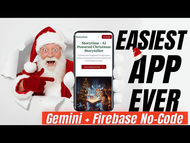 The EASIEST Christmas App Ever | AI Writes and Read Custom Stories for You - Part 1