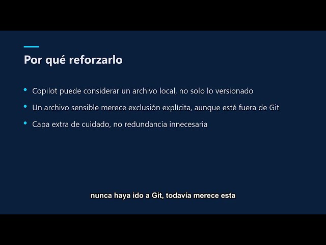 GitHub Copilot #10 — Controlando qué ve Copilot: .copilotignore