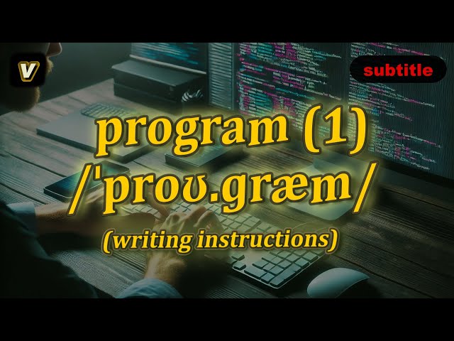 [v] Program meaning (writing instructions) with 5 examples