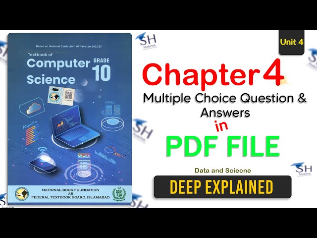 Class 10 - Chapter 4 Computer Science | Multi Choice Questions & Answers - MCQs | FBISE